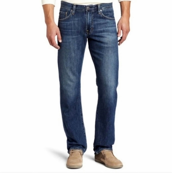 Ag Adriano Goldschmied Other - AG 32 Protege Straight Leg Dark Blue Wash Stretch Jeans Adriano Goldschmied